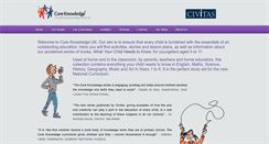 Desktop Screenshot of coreknowledge.org.uk